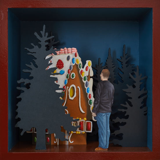 aus der Reihe Allegorien des Kunstmarktes: das Lebkuchenhaus